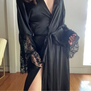Elegant Black Kimono